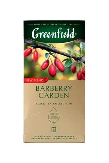 Чай черный Greenfield Barberry Garden, 1.5 г, 25 пакетиков