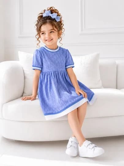 Детское платье для девочки, сарафан — MRKIDS2-DIORYOZUVLIKUYNE-СВЕТСИН-9 лет