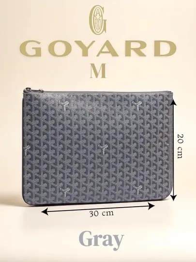 Клатч в стиле Goyard – универсальная сумка формата A4 в подарочной упаковке эко-кожа