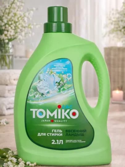 Гель для стирки Tomiko Весенний ландыш, 2,1 литр