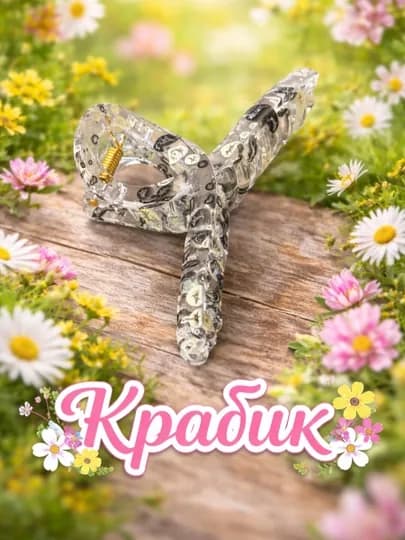 Заколка для волос, зажим-крабик для девочек, заколка неломающаяся, прочная и надежная — MEHIRLI-SINMAYDIGANKRABIK-ЛАВАНД
