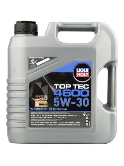 Моторное масло LIQUI MOLY TOP TEC, 4600, 5w-30