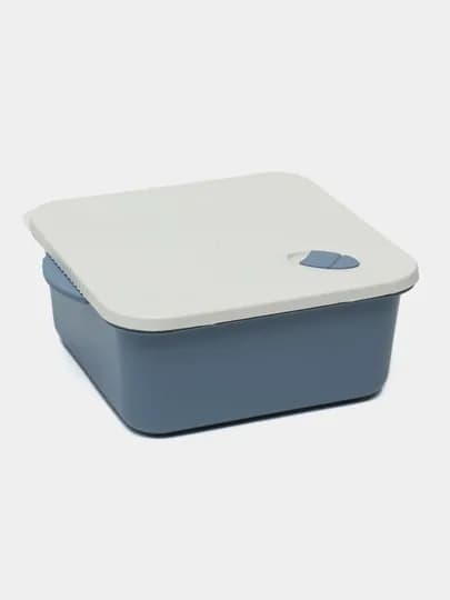 Пластиковая квадратный горшок BELLA 2750 МЛ BG-459 — EVAKOR-P07EAC3-СИНИЙ